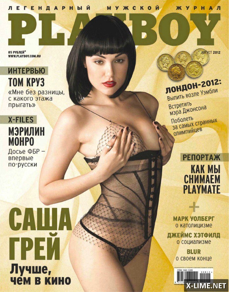 Голая Саша Грей в откровенной фотосессии PLAYBOY